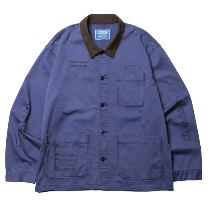 HANDWRITING PRINT COVERALL 73003