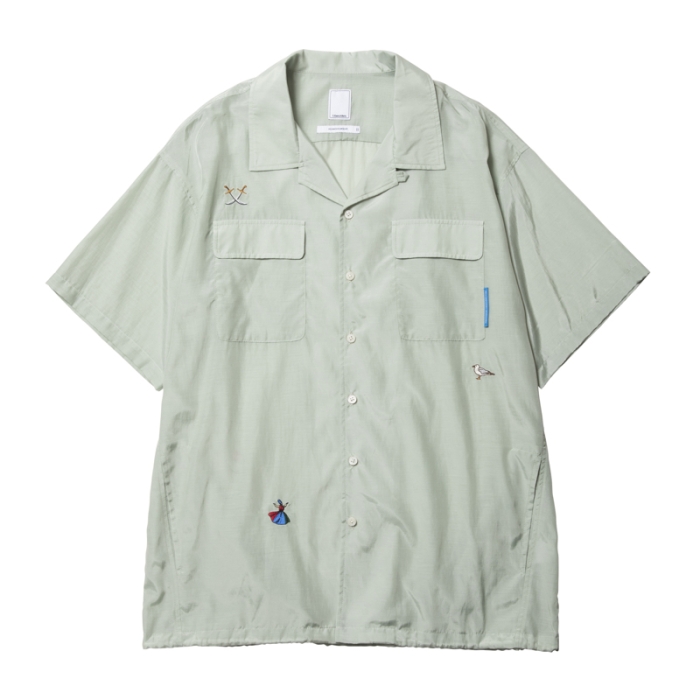 COTTON RAYON S/S SHIRT 73205