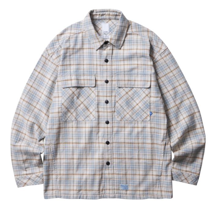 【再入荷】LIBERAIDERS GARMENT WASHED PLAID SHIRT 71101
