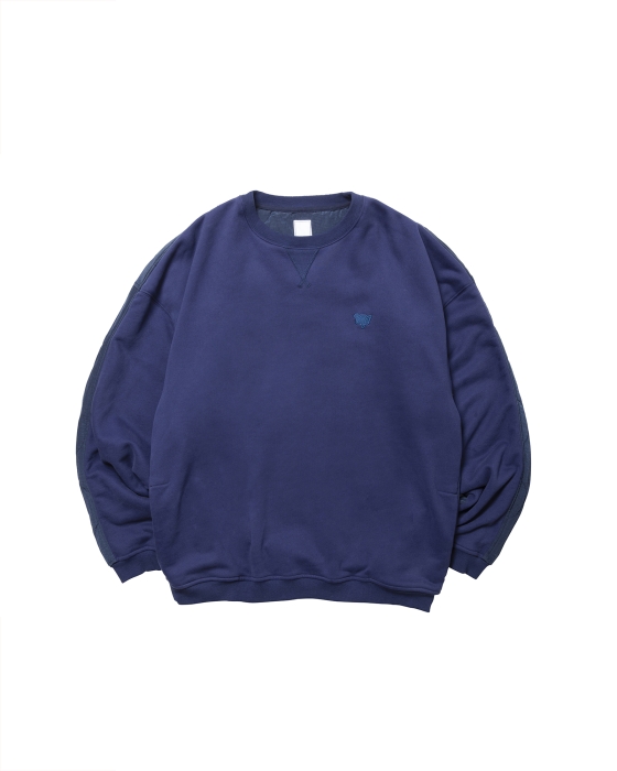 COTTON FLEECE QUILTED CREWNECK 73308